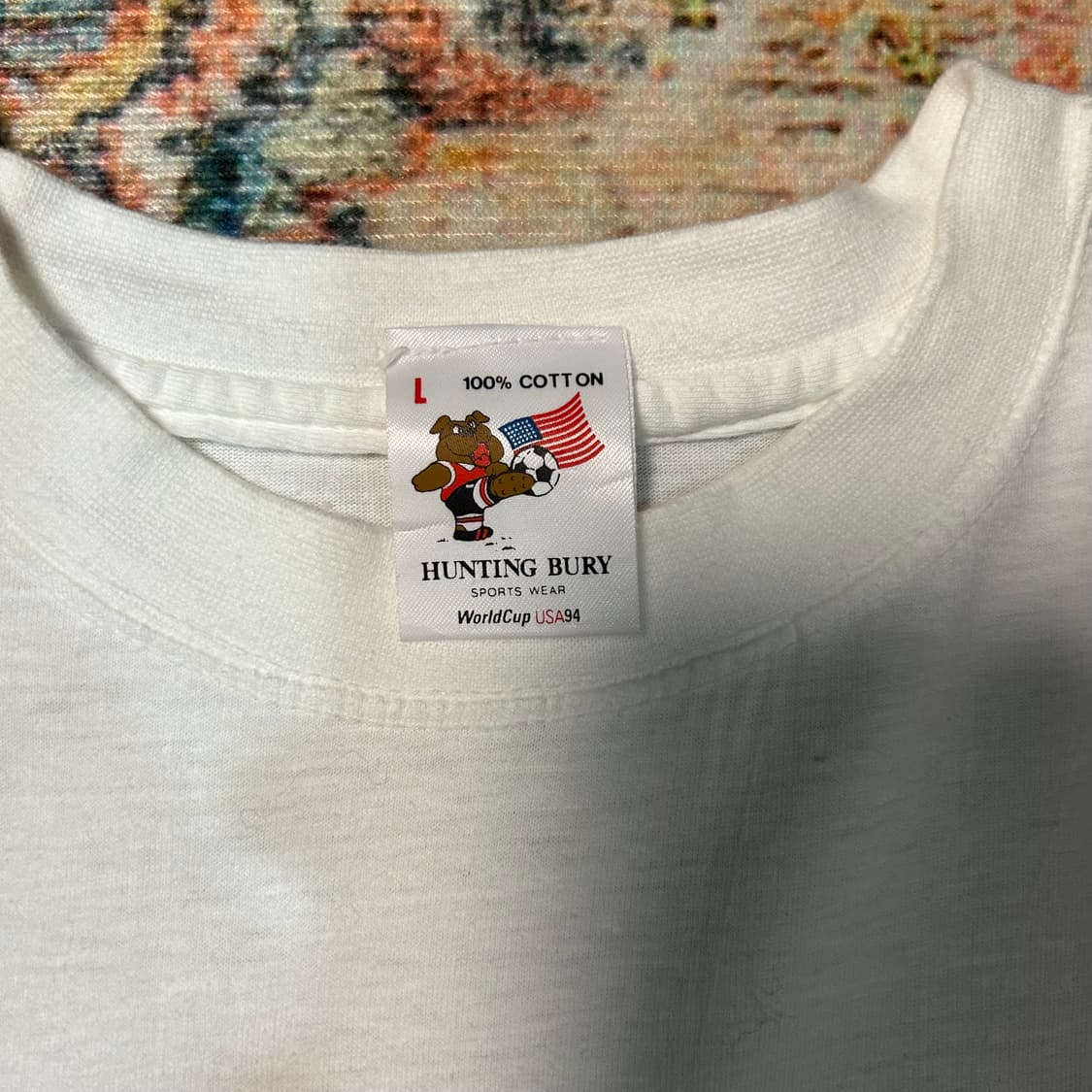 [XL] 1994년 미국 월드컵 싱글 스티치 프린팅 반팔 상품이미지3