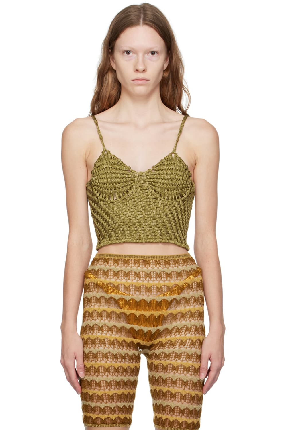 ISA BOULDER 탑 Green Tank Top 상품이미지1