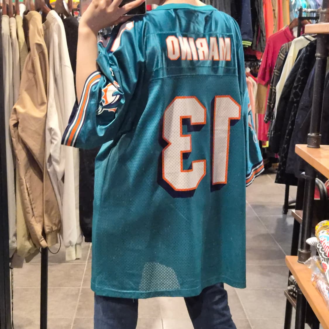 [NO.9] NFL 스타터 마이래미 돌핀스 반팔 져지 상품이미지4