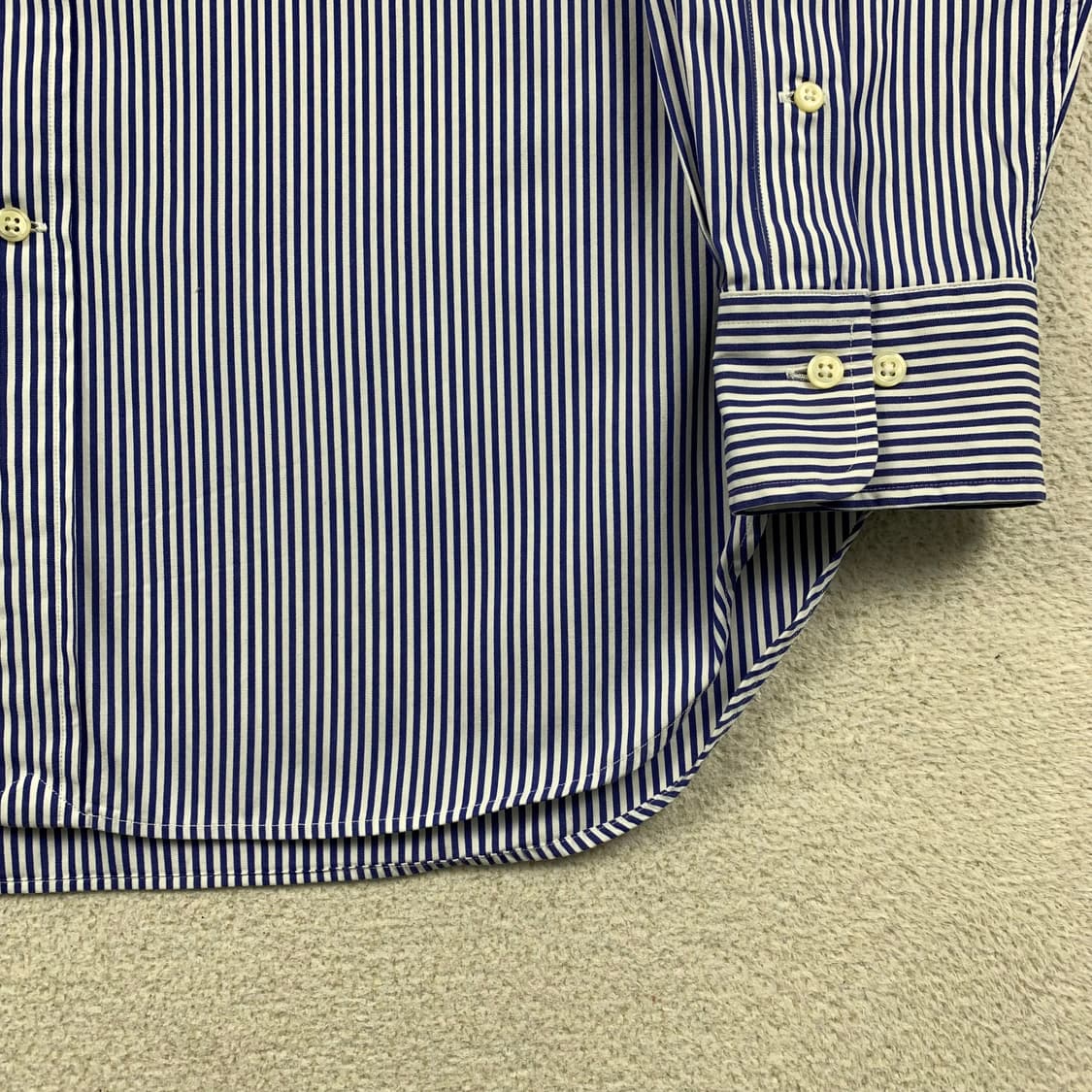 폴로 랄프로렌 포니로고 네이비 스트라이프 셔츠 상품이미지5