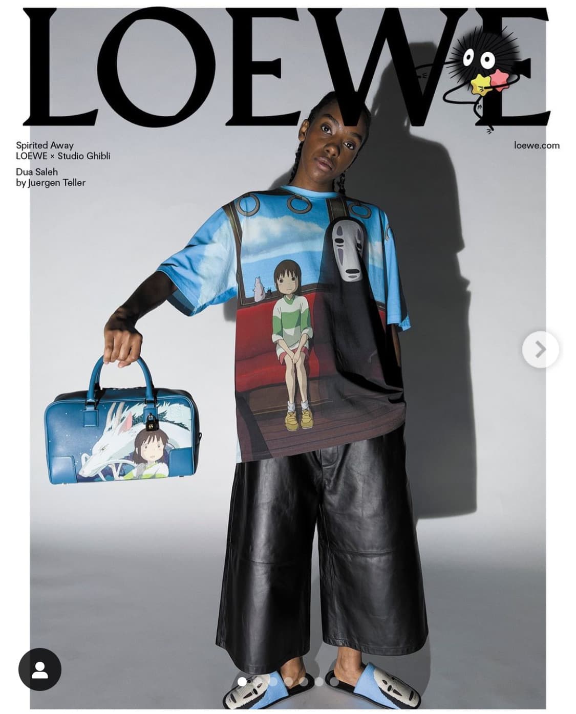 로에베 X 지브리 센과 치히로 가오나시 집업 가디건 상품이미지2