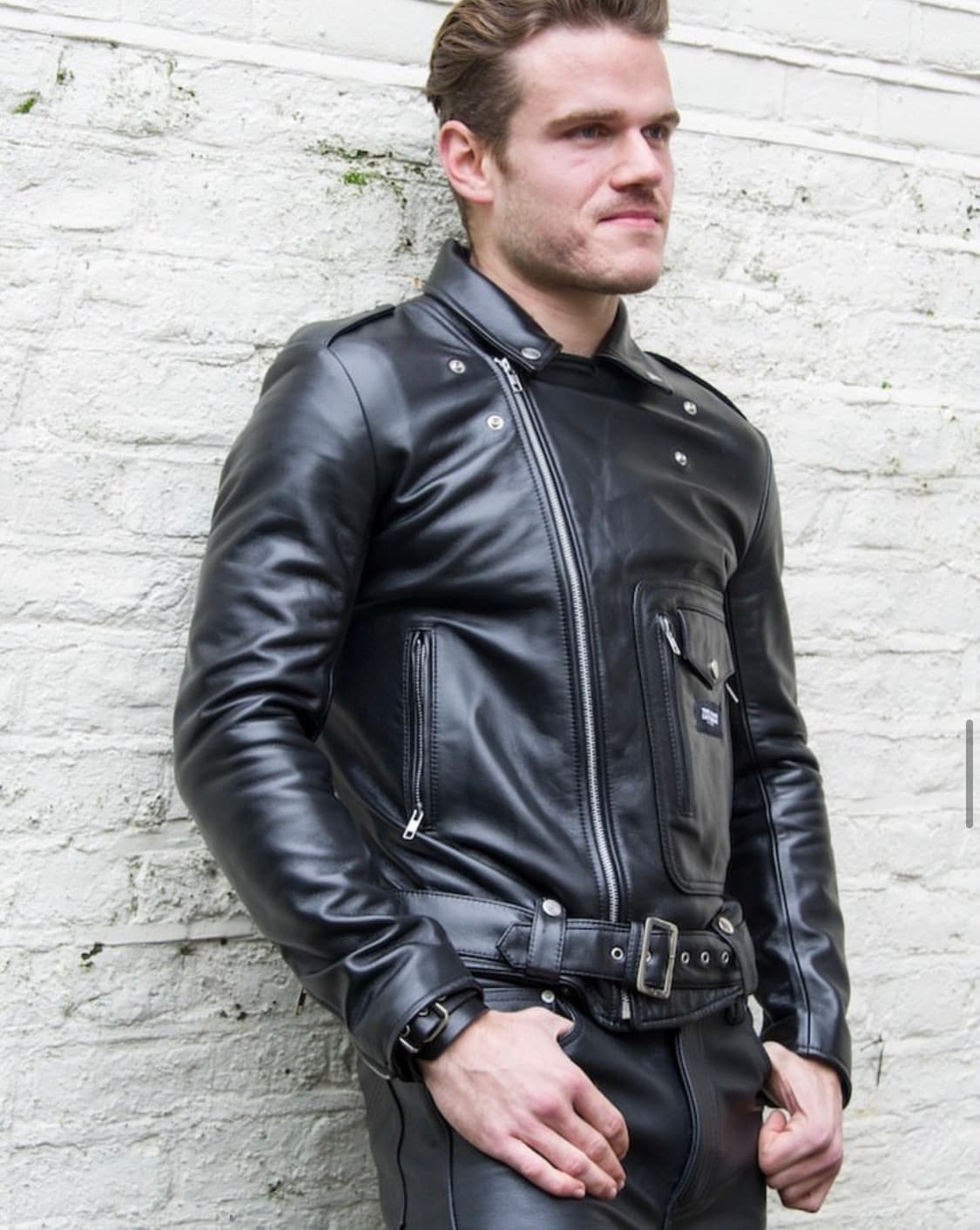 [44, 105] 루이스레더 런던레더맨 하이웨이 패트롤 자켓 상품이미지8