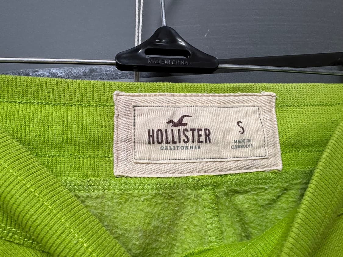 희귀.힐튼맛)) 홀리스터 로우라이즈 트랙팬츠 yellowgreen 상품이미지6