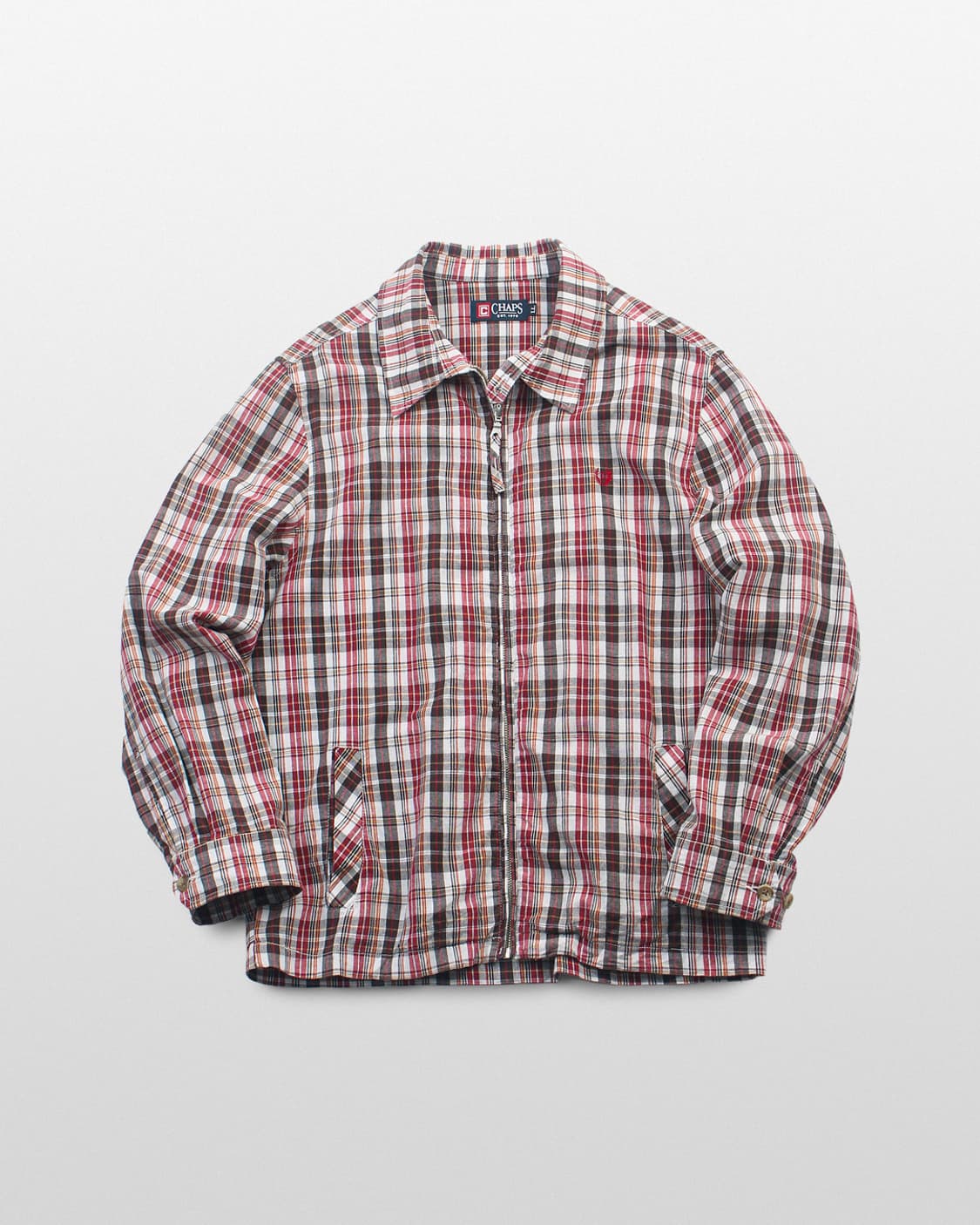 CHAPS Plaid Zip-Up Jacket 상품이미지1