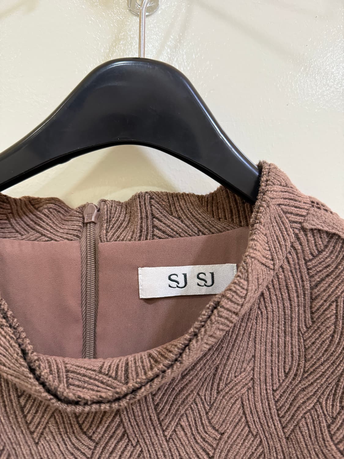 한섬 sjsj 진베이지 레이스 원피스 정품 상품이미지4