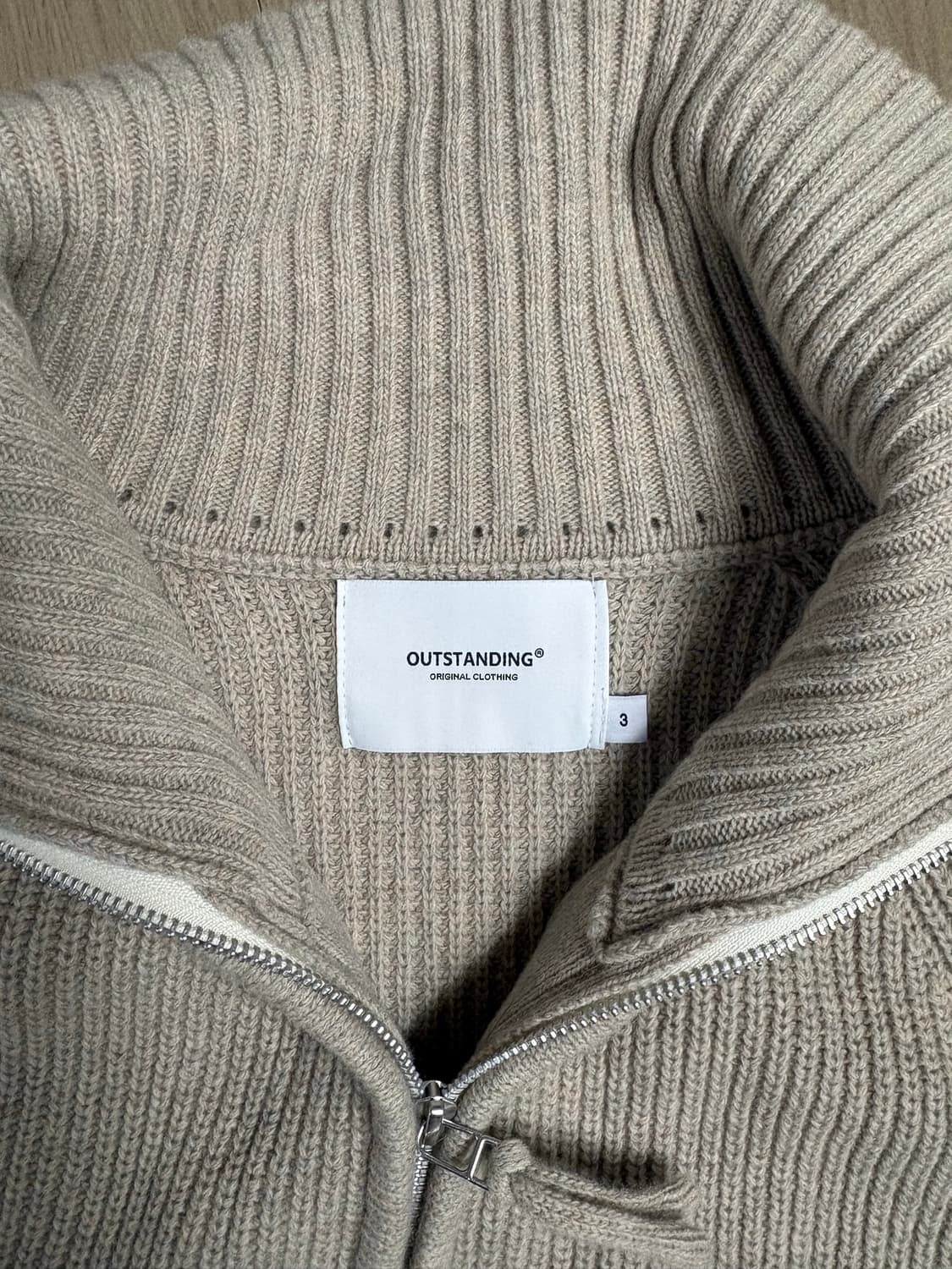 아웃스탠딩 집업니트 상품이미지3