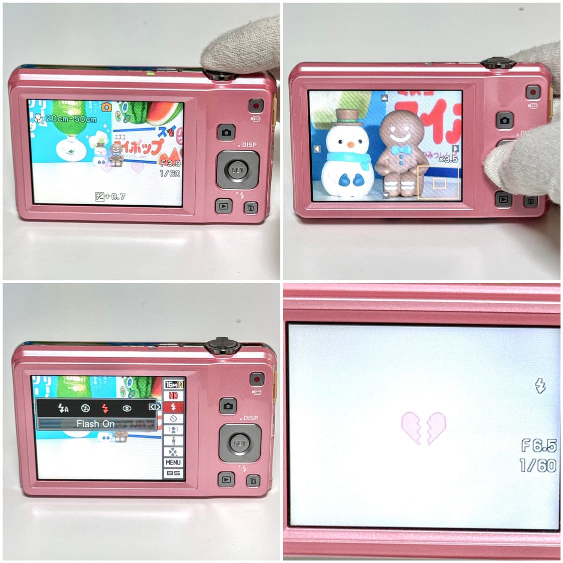 카시오 엑슬림 ZS6 / Z28 베이비핑크 빈티지디카 상품이미지5