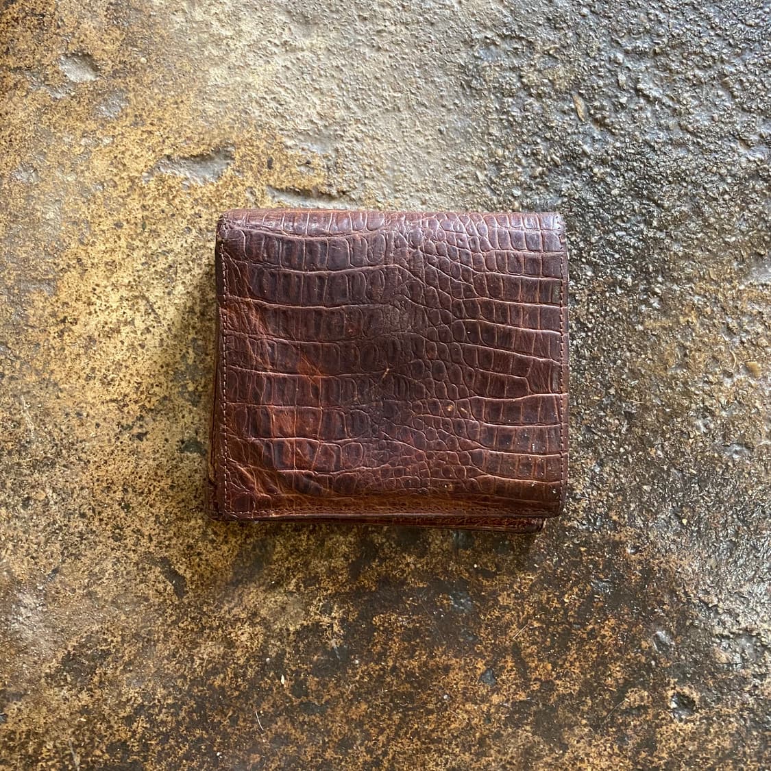 꼼데가르송 브라운 크로커 반지갑 상품이미지7