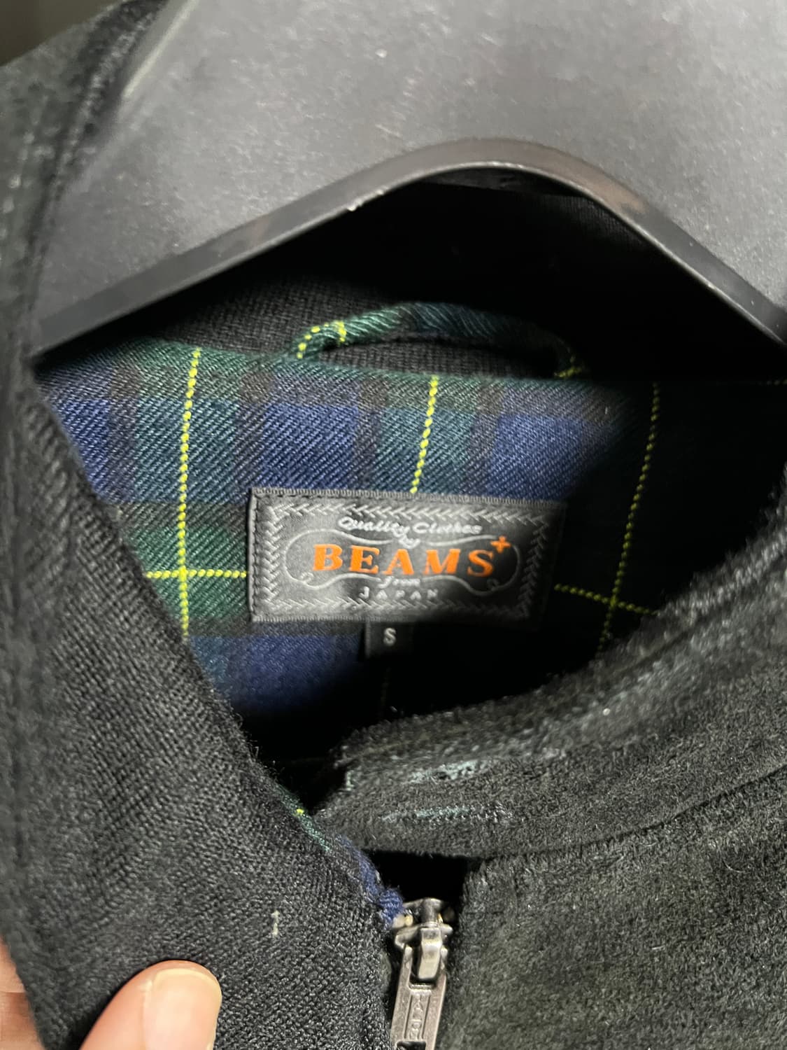 택포25) 빔즈 플러스 스웨이드 해링턴 자켓 바라쿠타 소가죽 S 상품이미지5