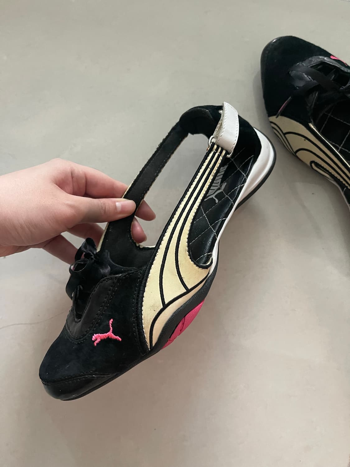 퓨마 플랫 블랙핑크 컬러 상품이미지2