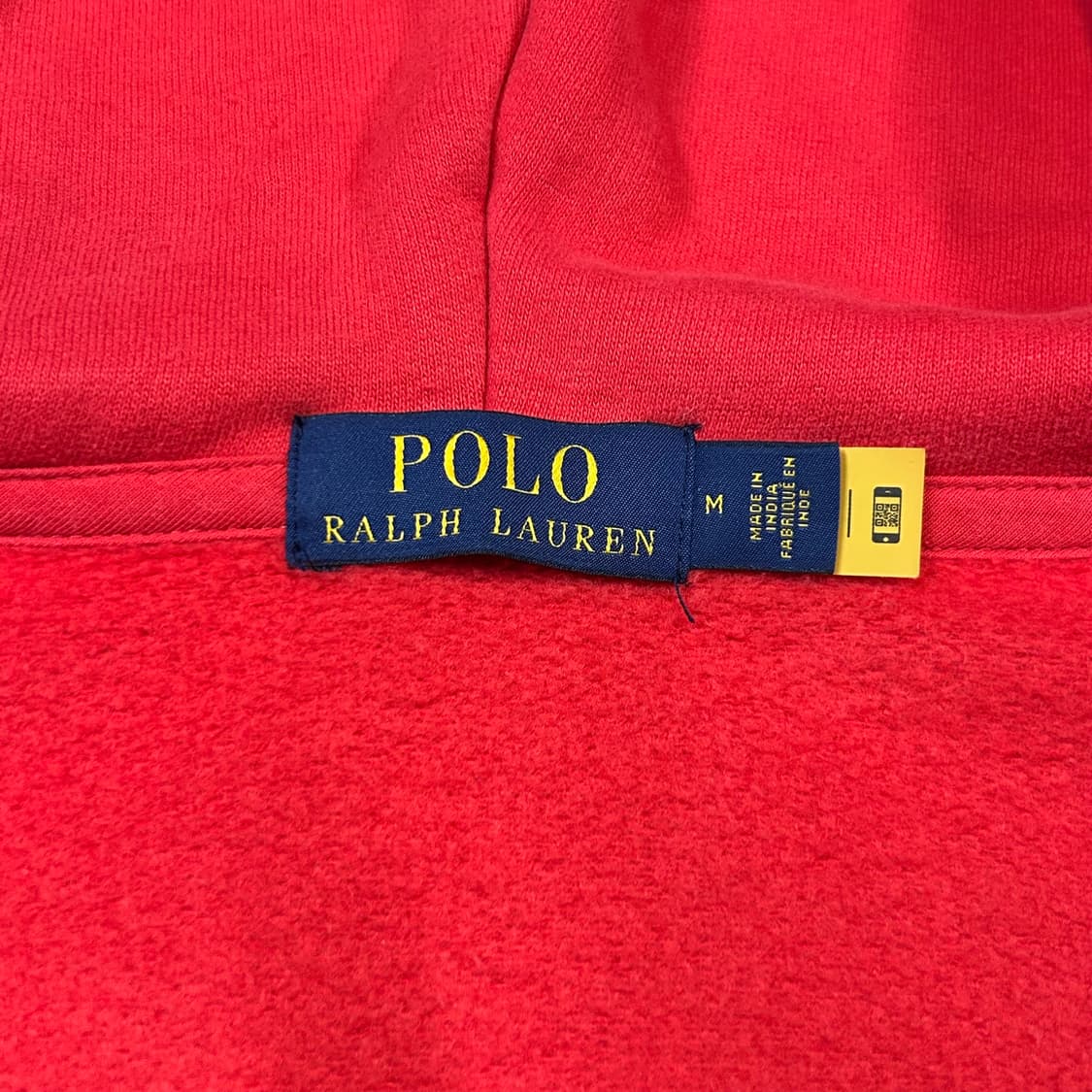 M) 폴로 랄프로렌 레드 후드집업 신형 큐알탭 상품이미지8
