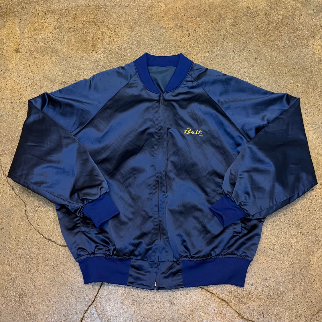 레어 80s 미국 빈티지 코리아 다이버 스카잔 수베니어 자켓 상품이미지5