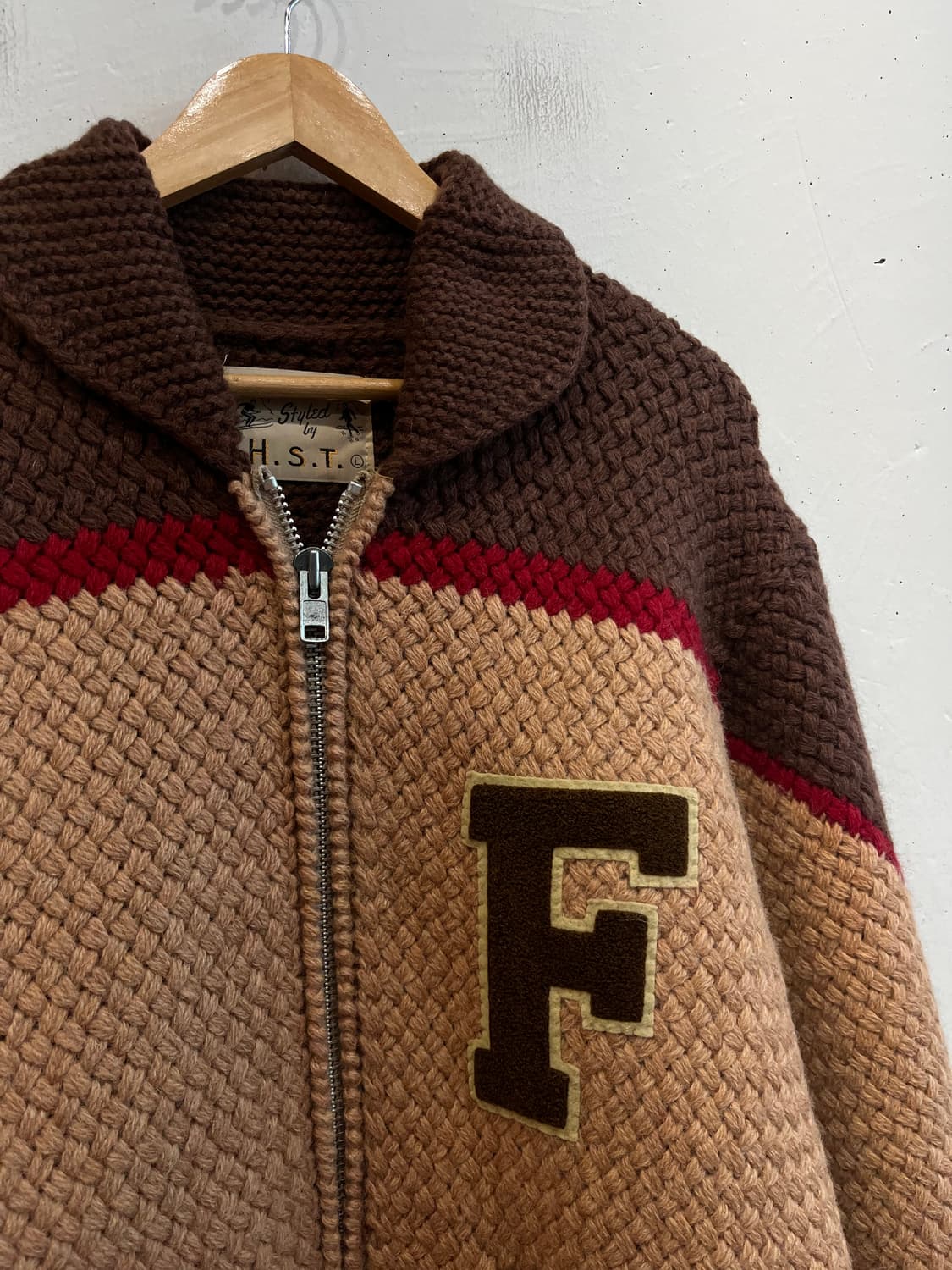 HST 울 코위찬 니트집업 상품이미지2