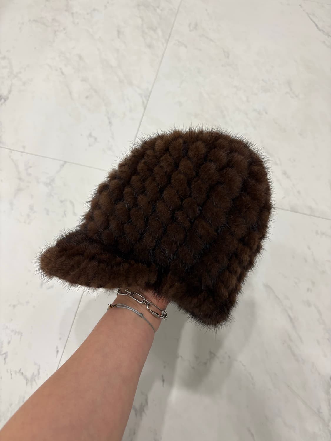 maskera mink knit hat 상품이미지2