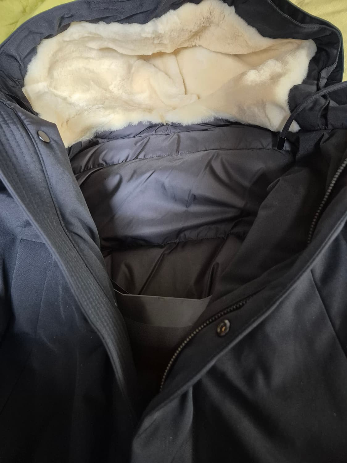 준지 17fw 양털 롱패딩 블랙 48사이즈 상품이미지6