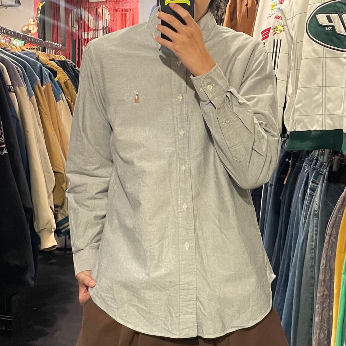 [IM] Polo 폴로 그레이 긴팔셔츠 상품이미지2