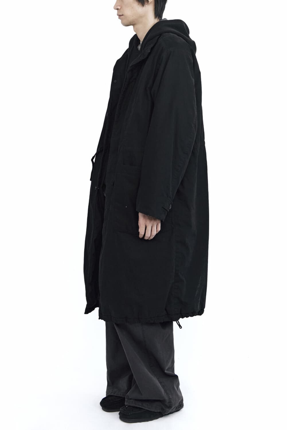 [3]폴리테루 헤비델 코트 블랙 상품이미지6