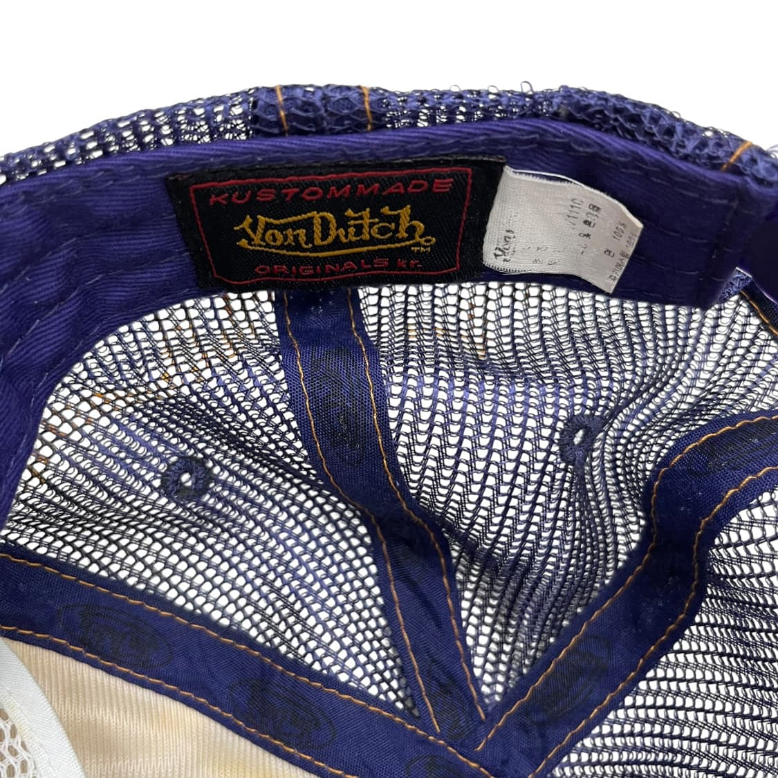 본더치 y2k 알파벳 퍼플 볼캡 상품이미지10