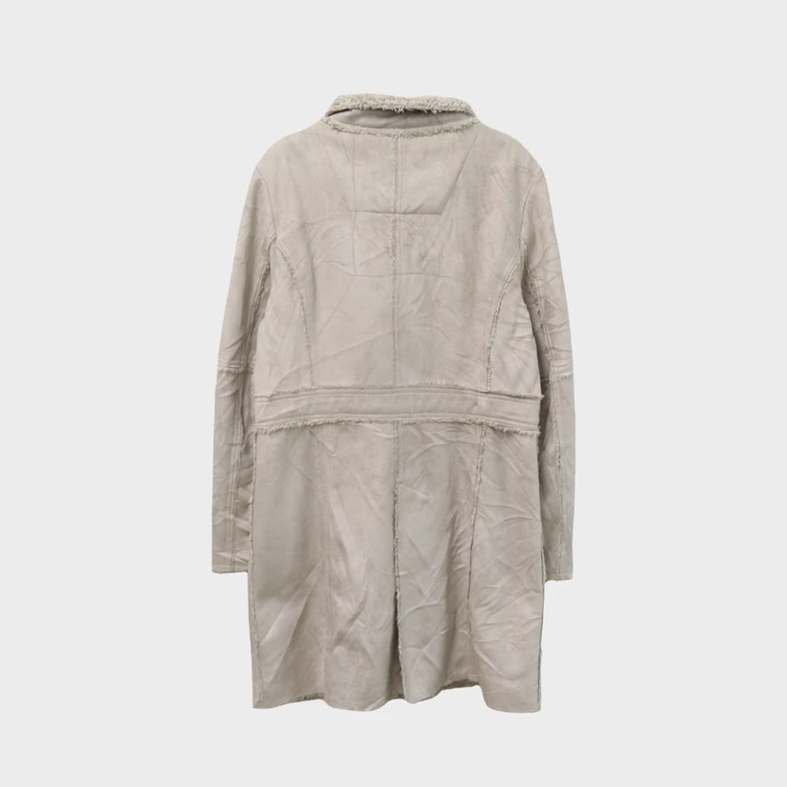 콤사이즘 스웨이드 퍼 더플코트 61399 상품이미지2