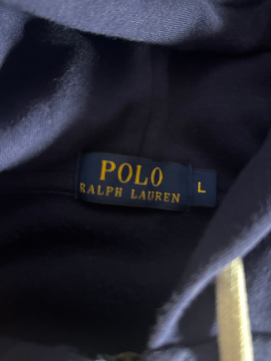 폴로 빅포니 성조기 후드집업 네이비 L 상품이미지4