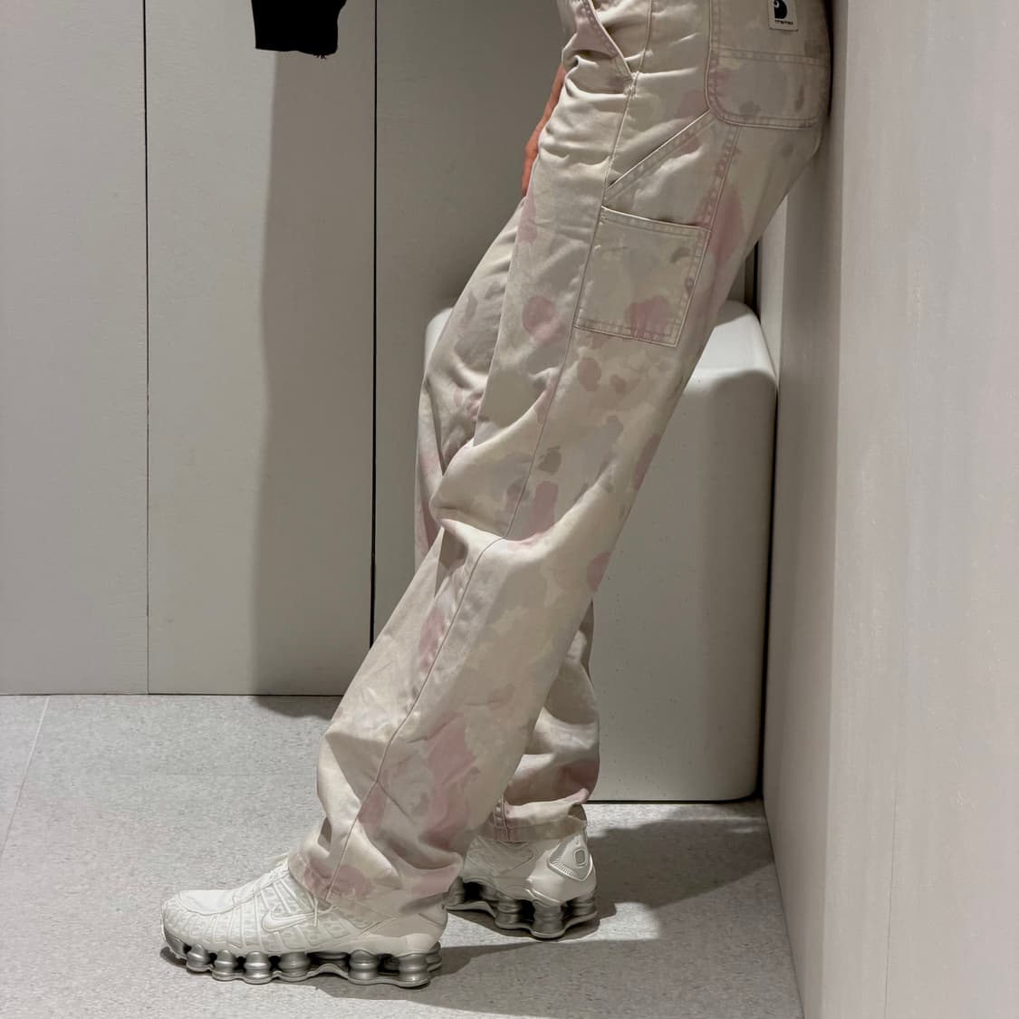 (26) 칼하트 핑크 카모 벚꽃 피어스 팬츠 상품이미지3