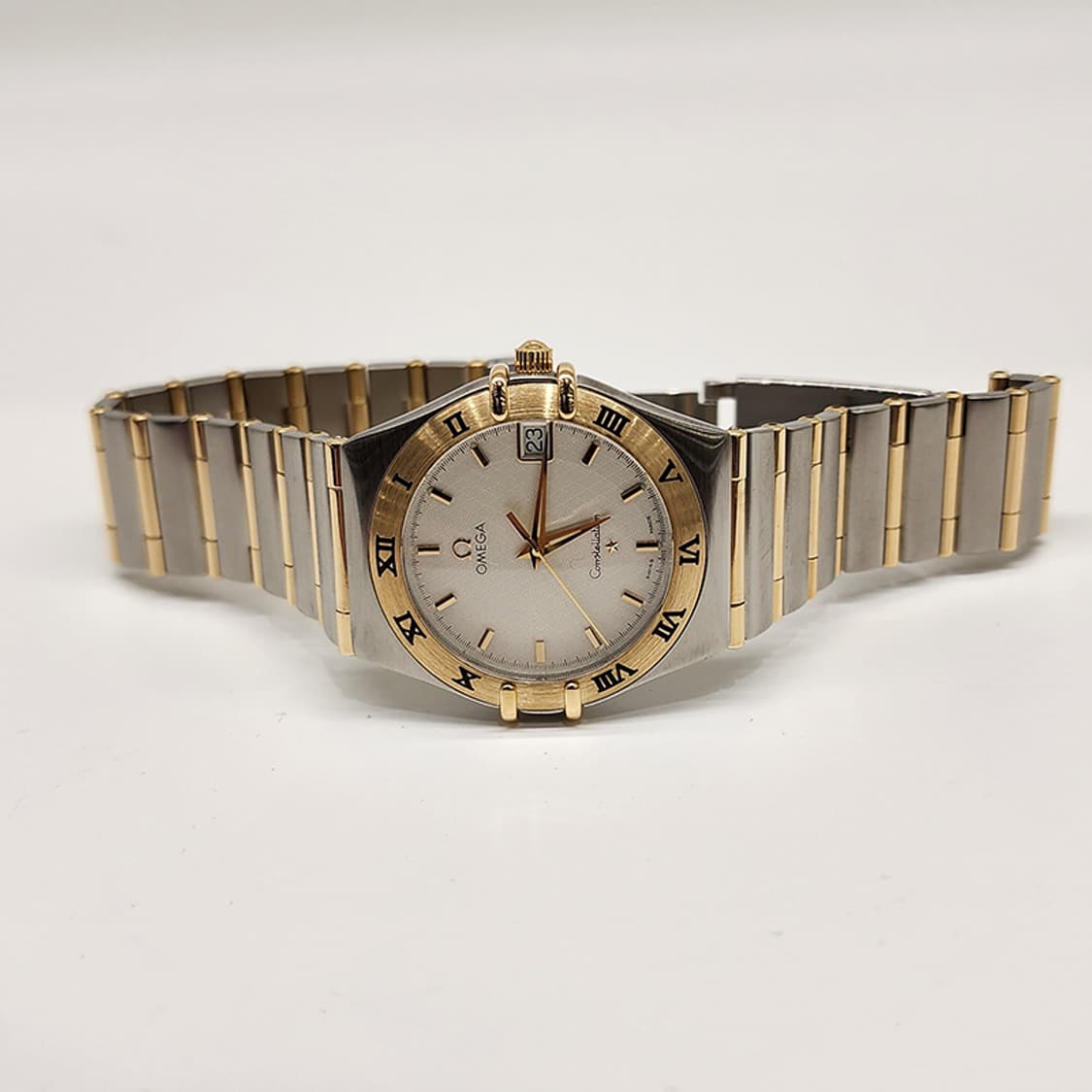 오메가 1212.30 컨스텔레이션 쿼츠 풀콤비바 33mm 상품이미지6