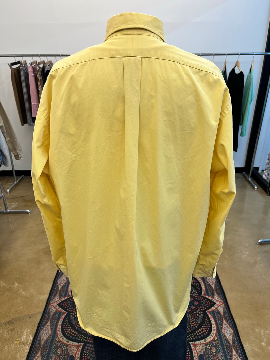 폴로 랄프 로렌 블레이크 셔츠 옐로우 상품이미지4