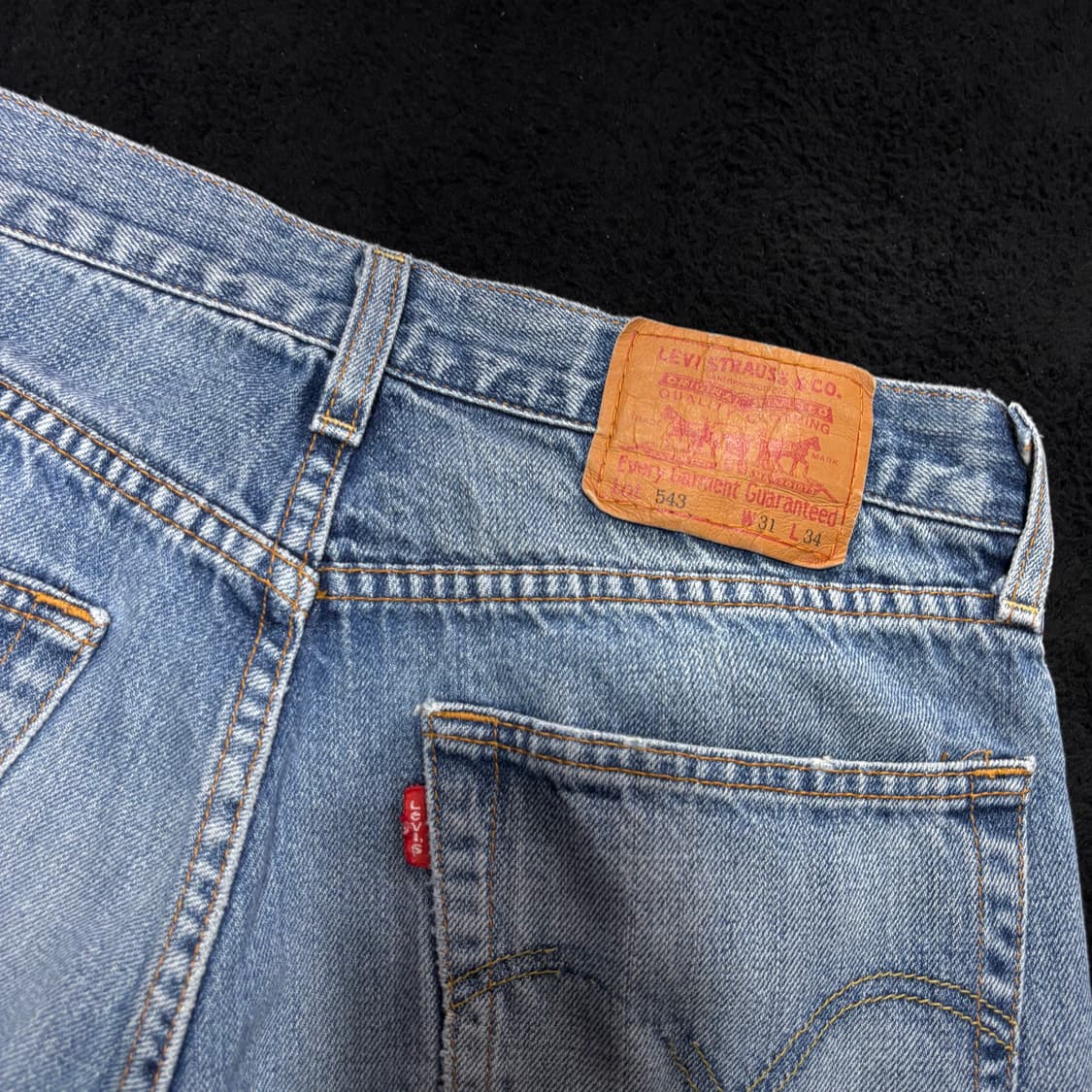 31 리바이스543 made in japan 연청 레귤러핏 데님팬츠 상품이미지4