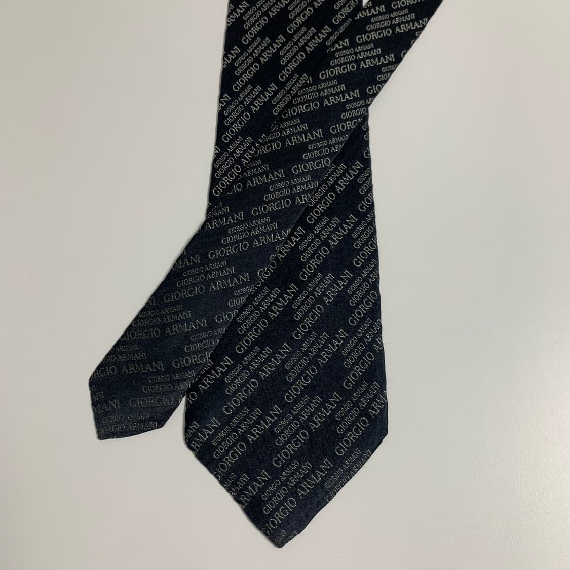 조르지오 아르마니(ARMANI) 모노그램 명품넥타이 블랙 100실크 A+ 상품이미지3