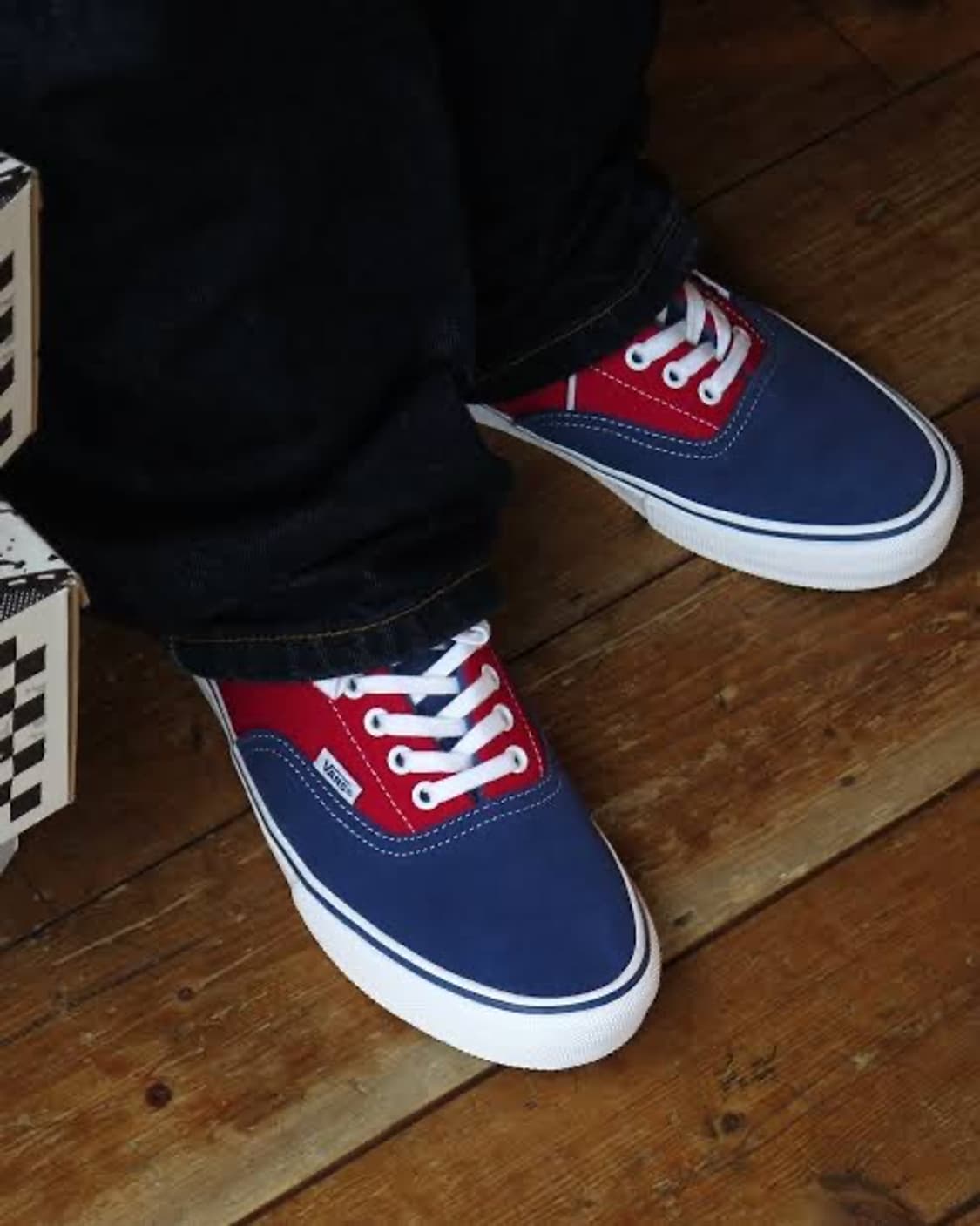 (280) 반스 스케이트 에라 블루 레드 상품이미지3