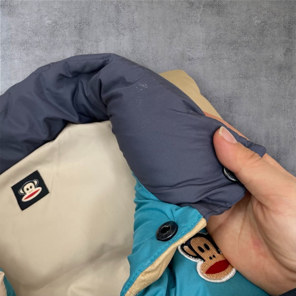 폴프랭크 Paul frank 멀티컬러 구스다운 패딩 조끼 S(90) 상품이미지3