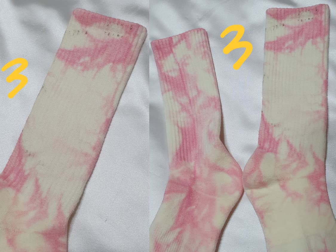 핑크 크림베이지 블랙 타이다이 뉴발란스 양말 삭스 상품이미지9