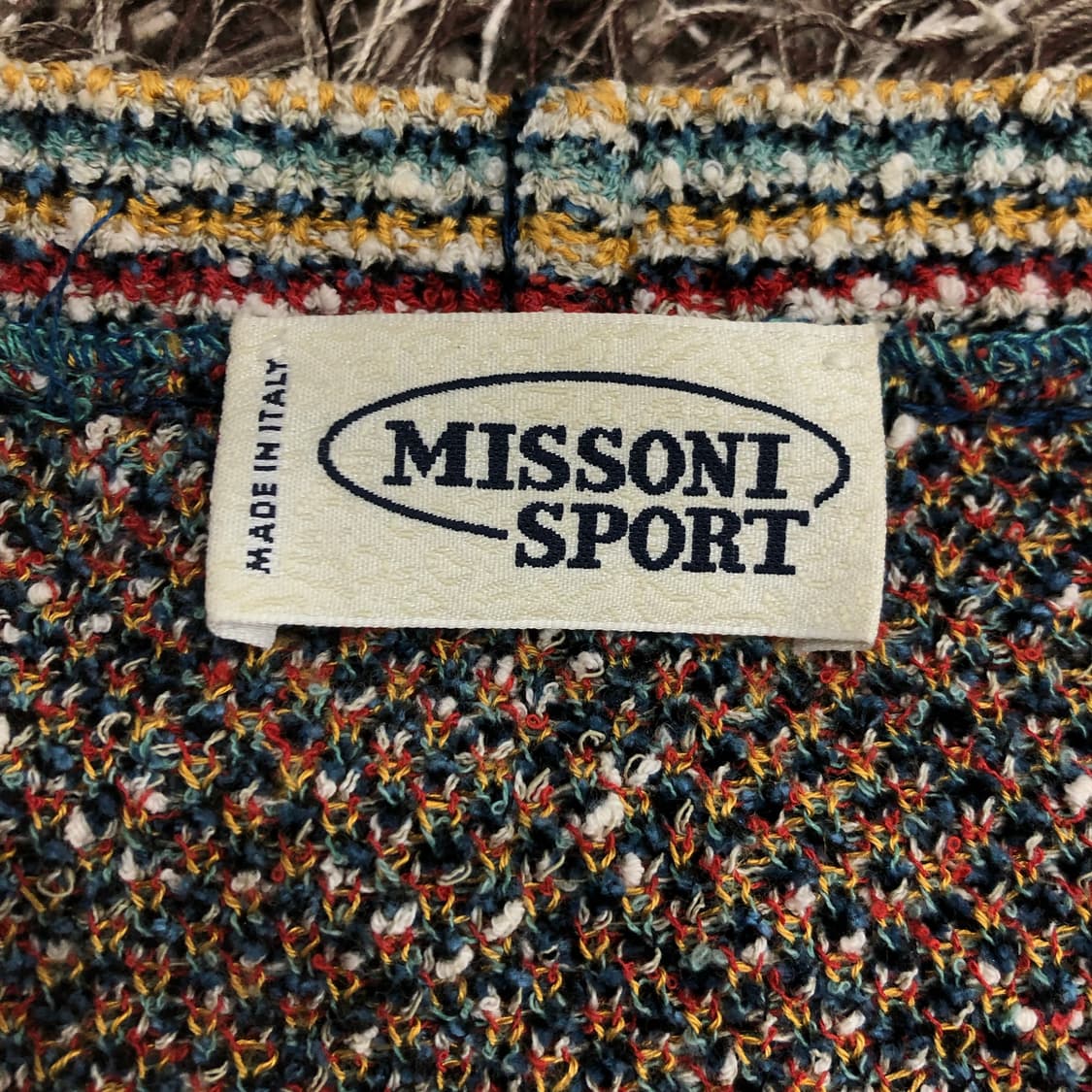 미쏘니 멀티컬러 패턴 가디건 상품이미지4