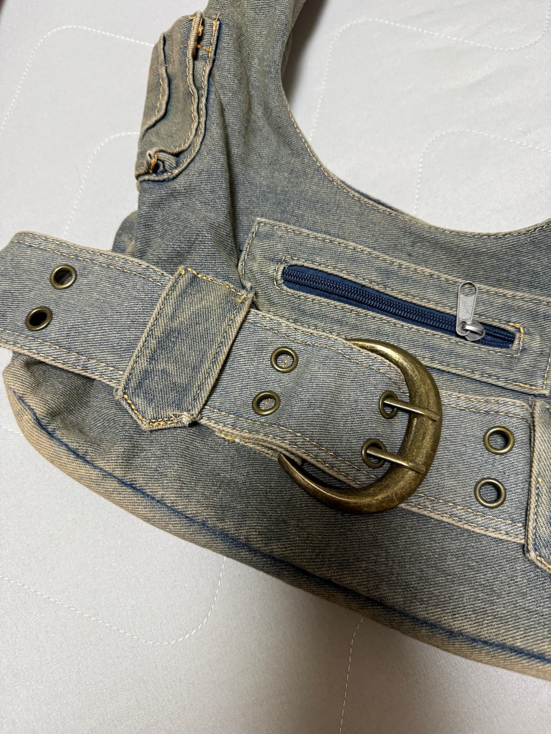 빈티지 y2k 숄더백 아일렛 벨트백 상품이미지2