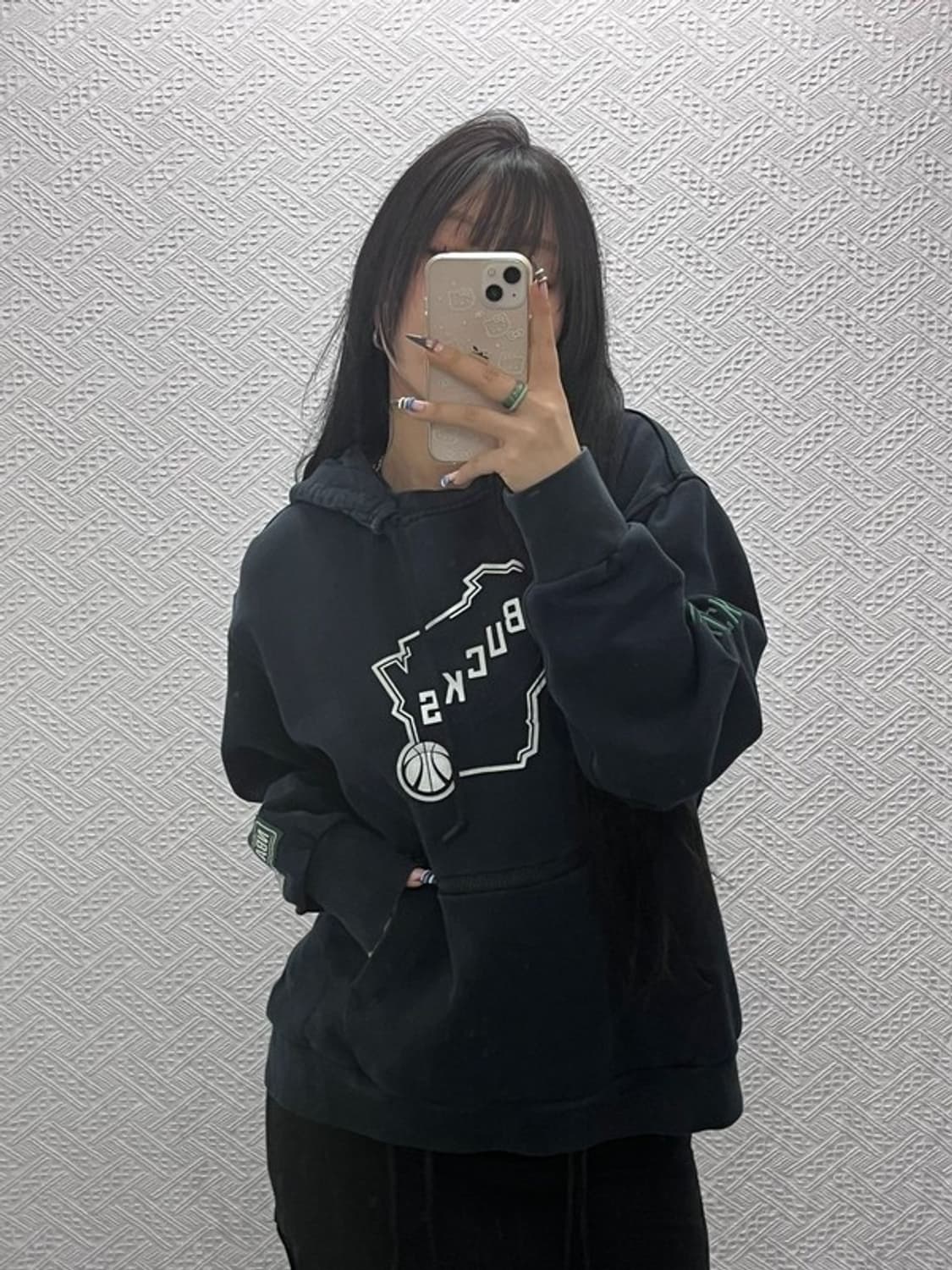 나이키 X NBA 올드스쿨 캐주얼 패치 약기모 후드티 L C07605 상품이미지1