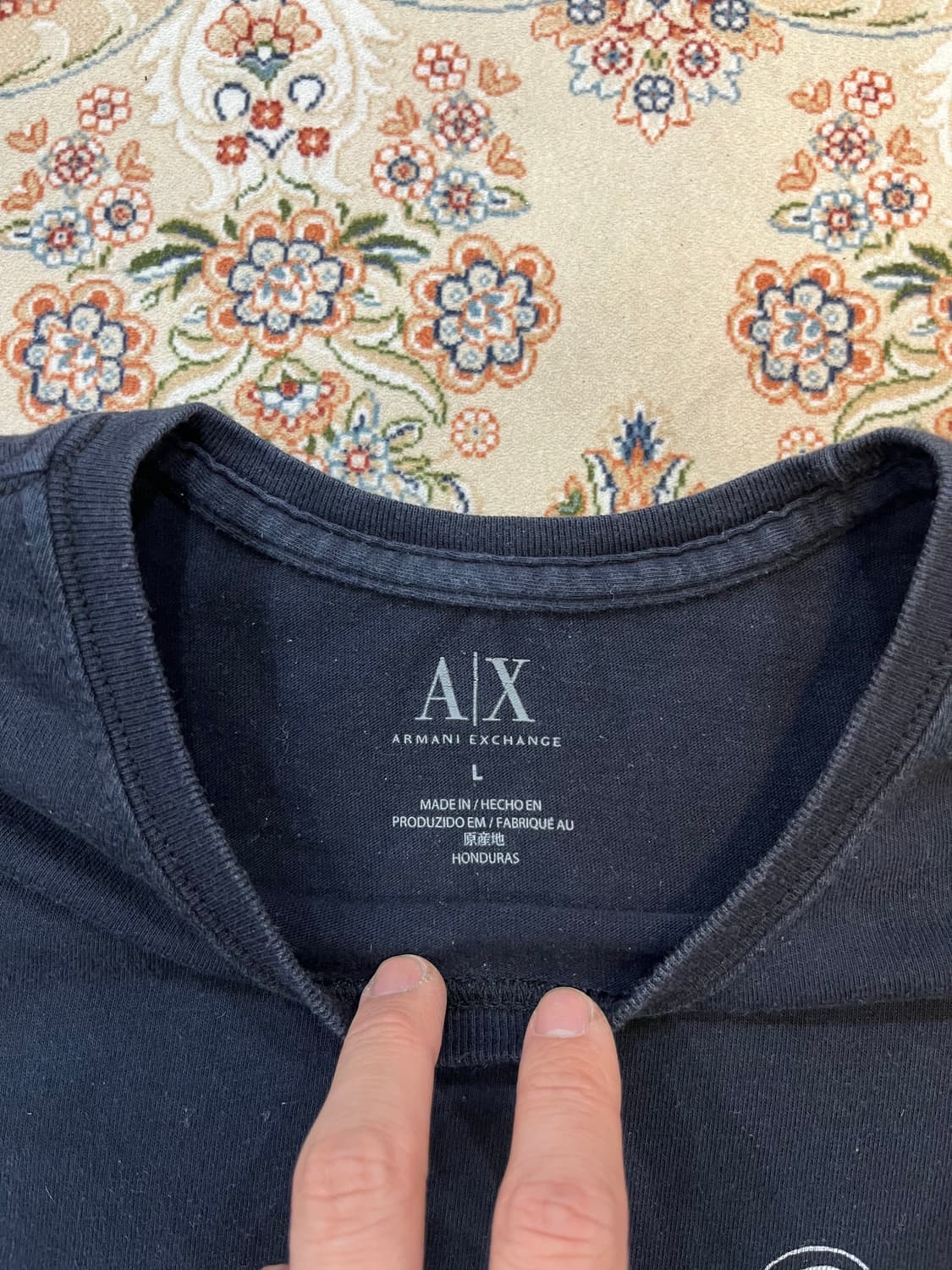 아르마니 익스체인지 프린팅 롱슬리브 상품이미지4