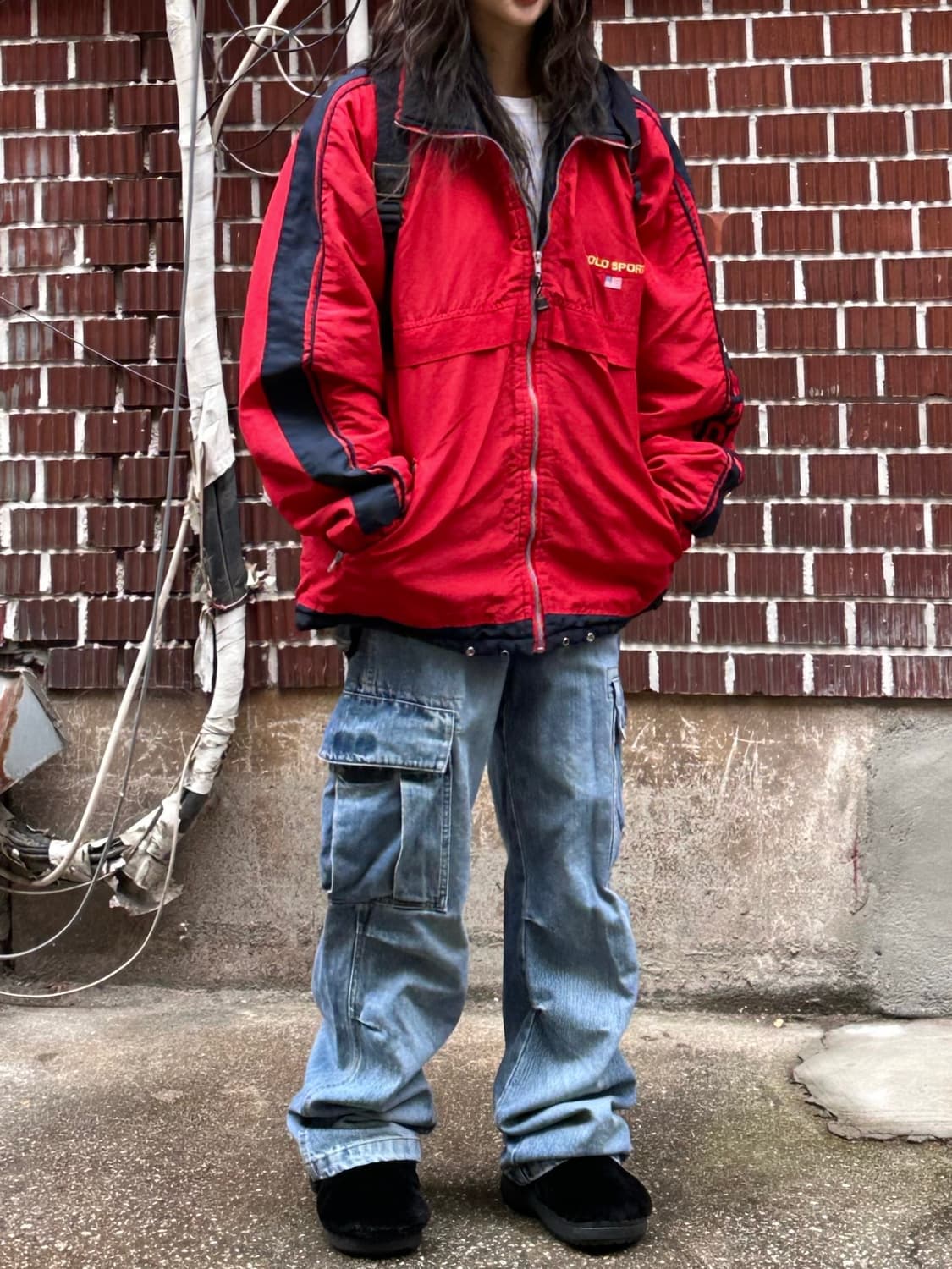 폴로 스포츠 바막 폴로 외플티 폴로 카고 데님팬츠 코디세트 상품이미지2