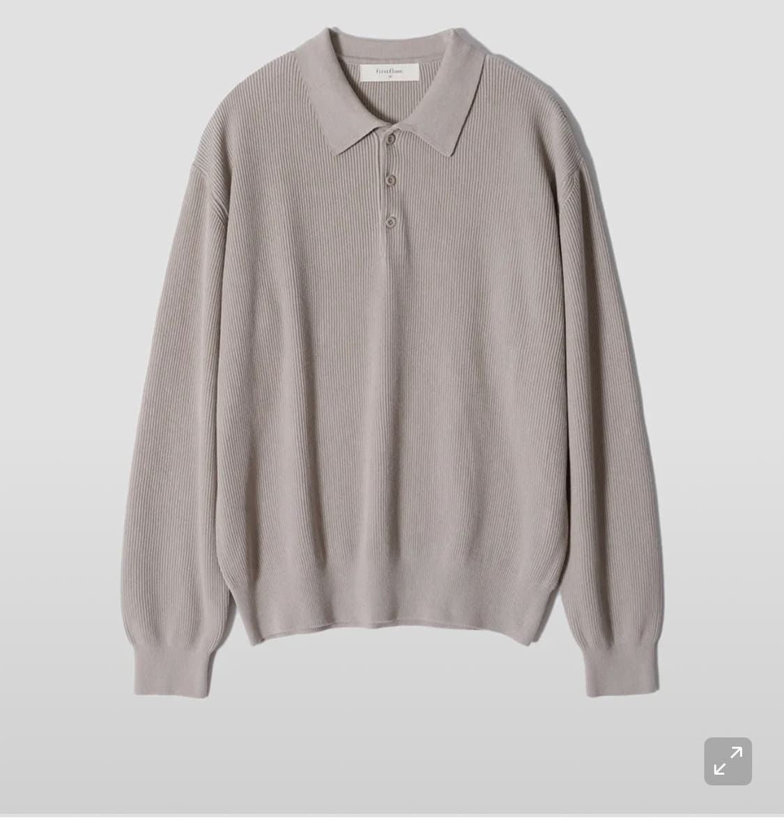 퍼스트플로어 데일리 코튼 립 폴로 롱슬리브 50 상품이미지2