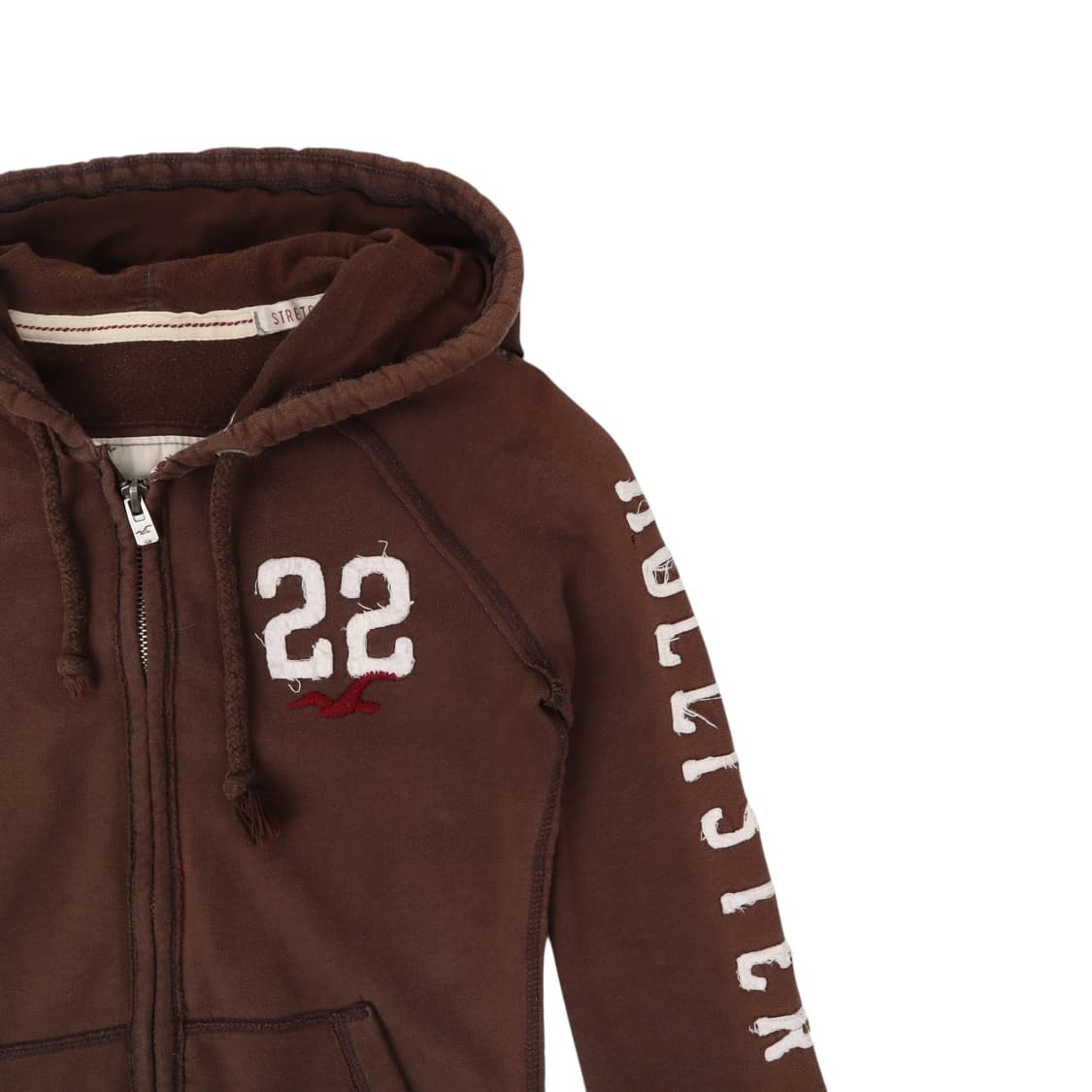 홀리스터 브라운 슬림핏 후드집업 상품이미지3