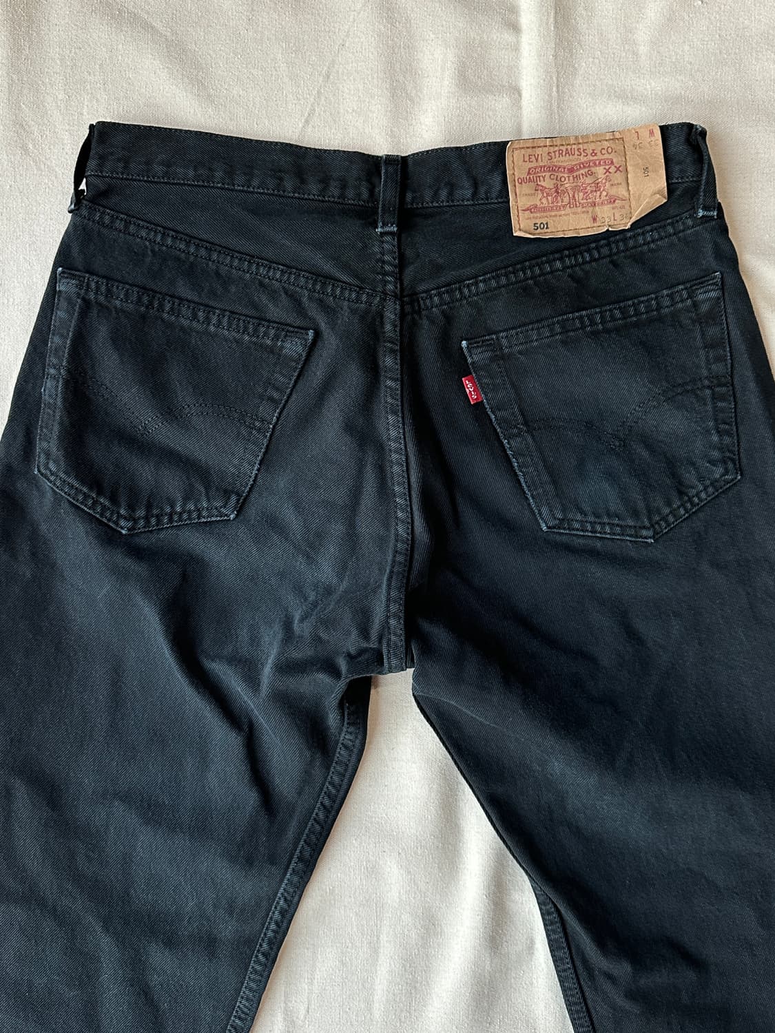 리바이스 501 made in France 90s 흑청 블랙진 33 상품이미지5