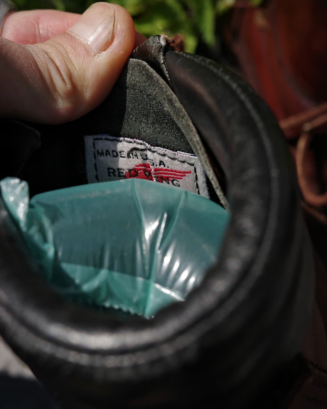 90s Red Wing 202 디스트레스드 목토 워크 부츠 상품이미지6
