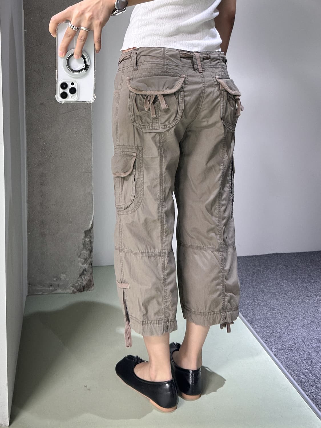 cocoa brown capri pants 상품이미지6