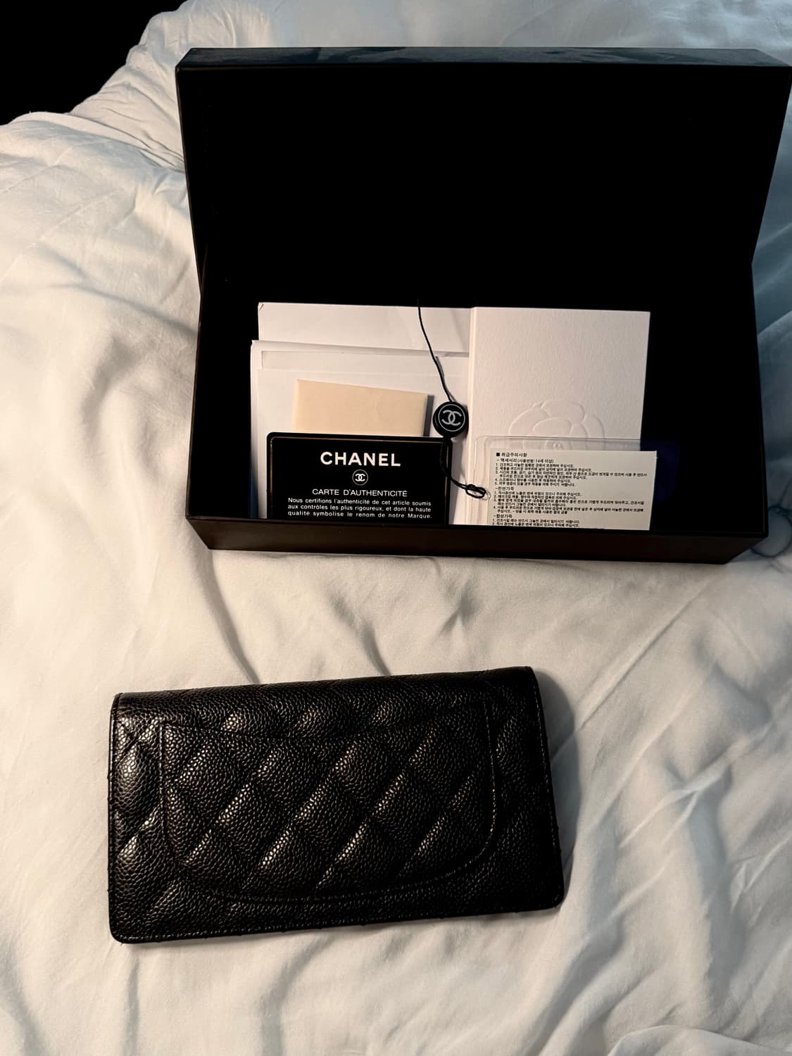샤넬 장지갑 은장 상품이미지2