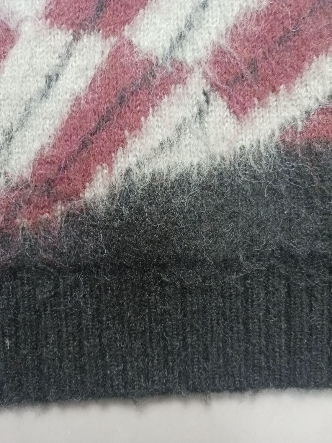 [M] 글랙 마블 아가일 풀오버 니트 상품이미지5