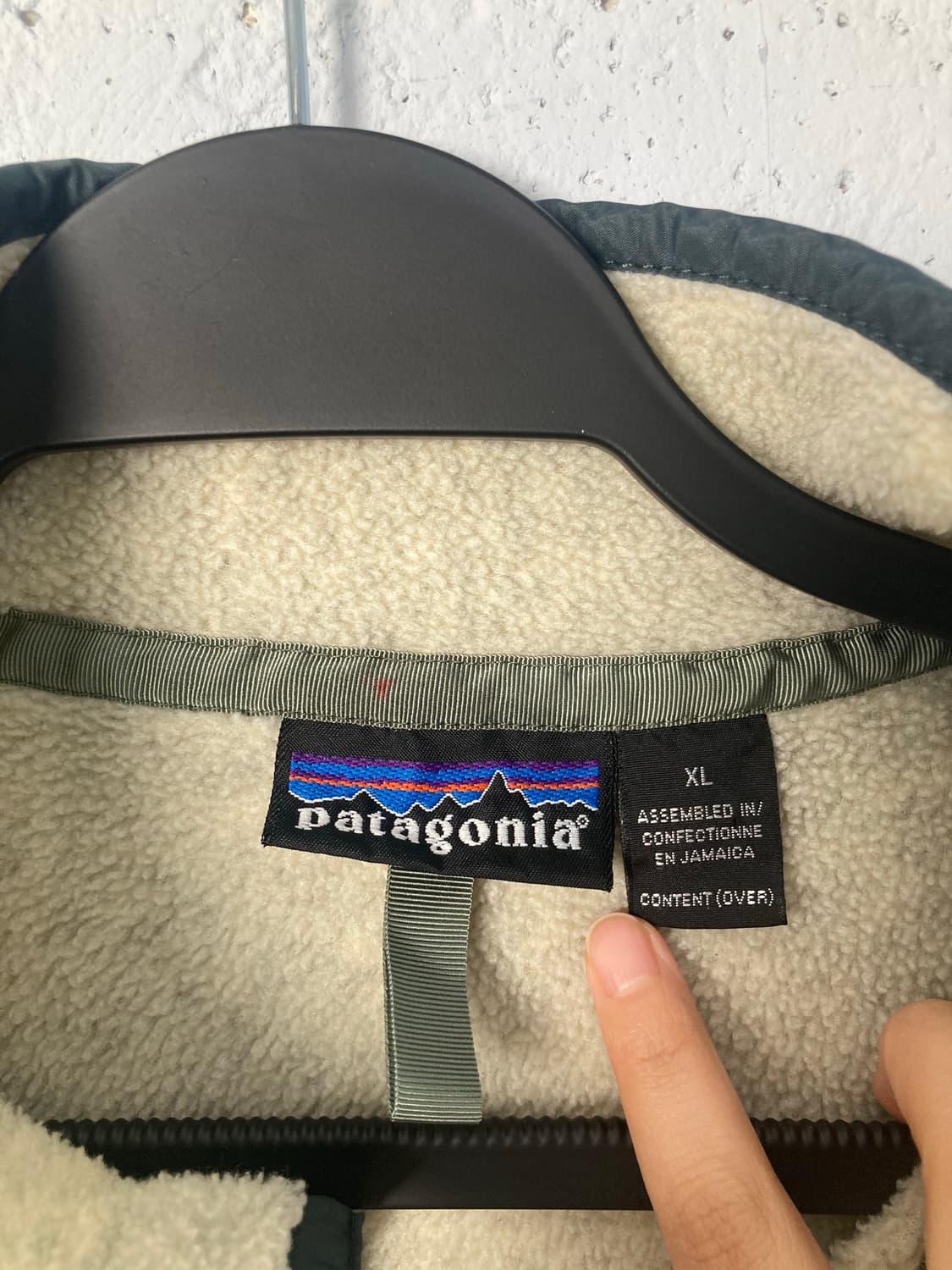 90‘s 파타고니아 신칠라 오트밀/차콜 (XL) 상품이미지3