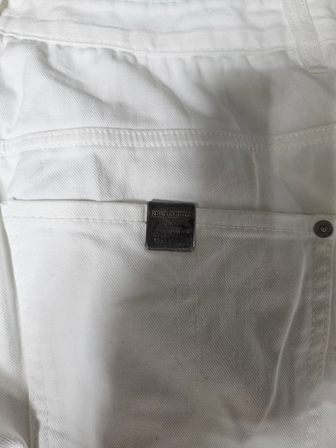 디스퀘어드2 화이트 진 48사이즈 상품이미지5