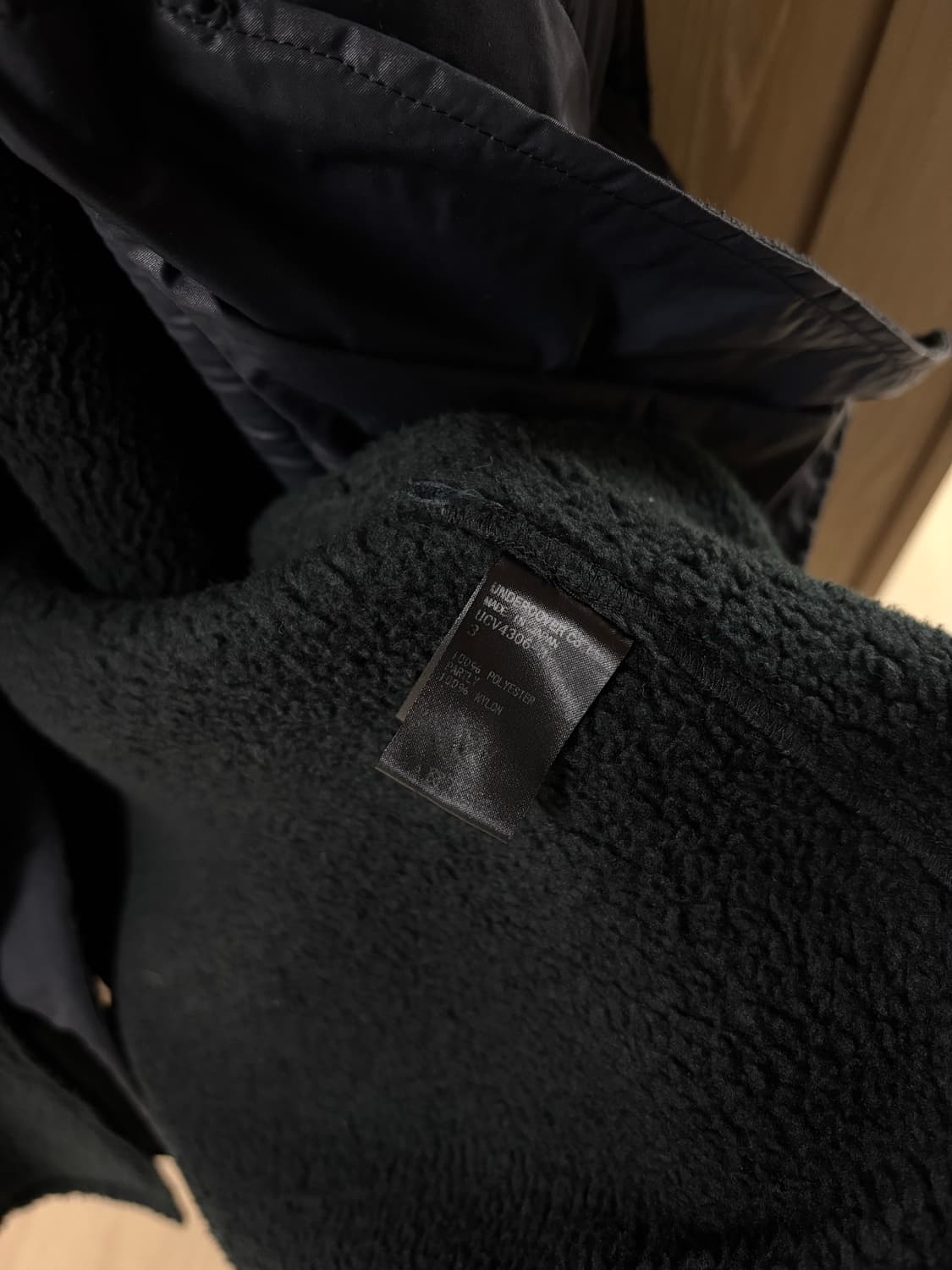 언더커버 18aw POLARTEC 코트 블랙 3사이즈 상품이미지5