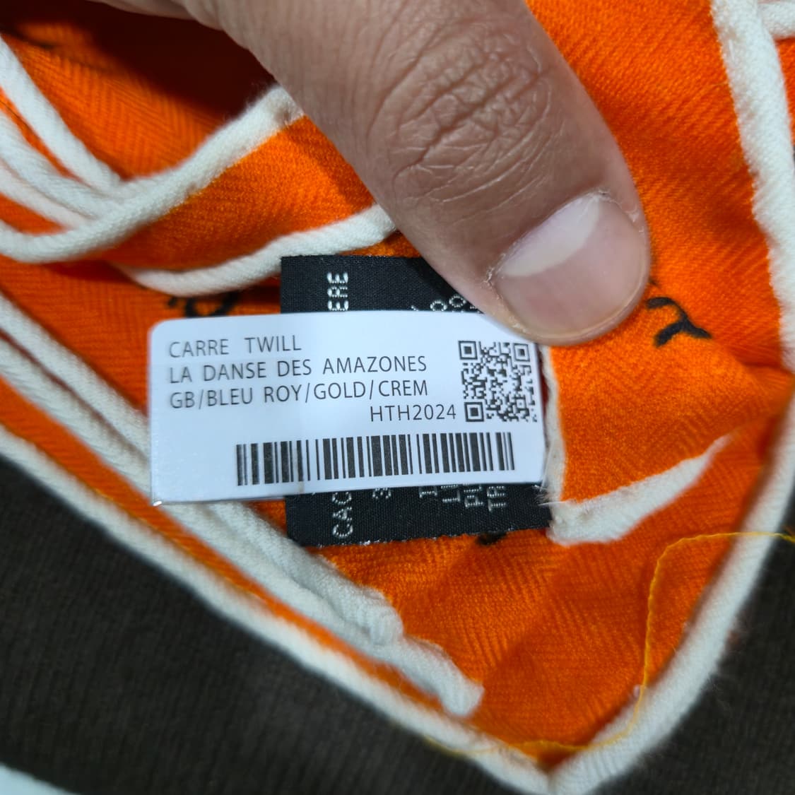 ​[정품] 에르메스(Hermès) 캐시미어 실크 혼방 자카드 스카프 -  상품이미지7