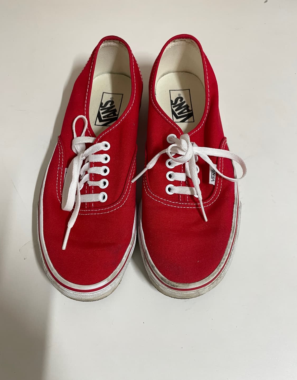 반스 어센틱 레드 스니커즈 (255) 상품이미지1