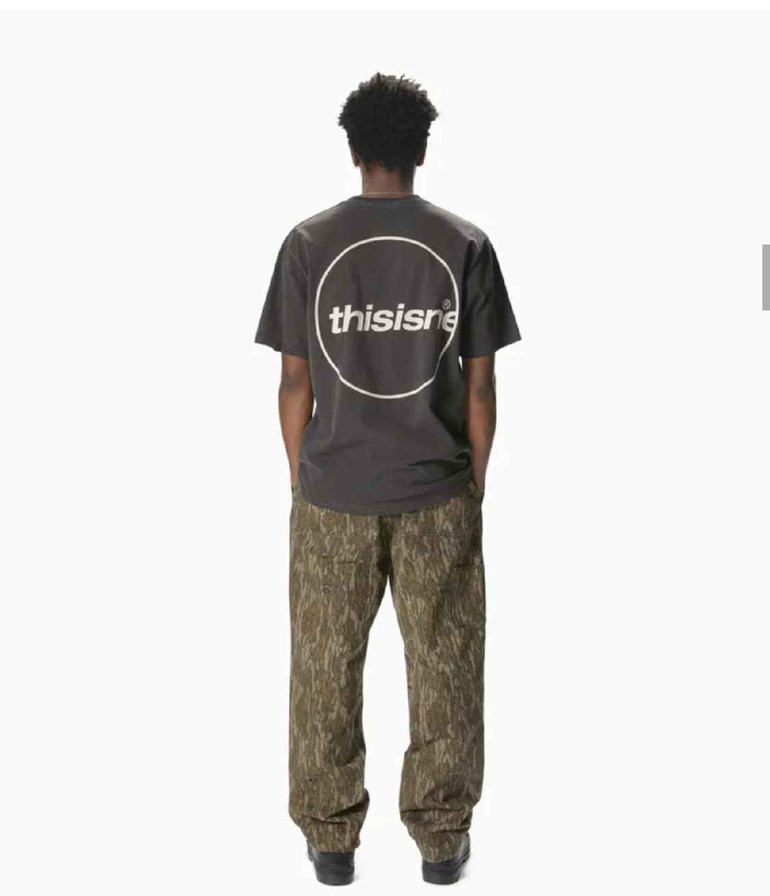 XL 디스이즈네버뎃 써클 반팔티 차콜 디네뎃 thisisneverthat 상품이미지3